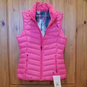 Womens Timeless Full Zip Down Vest NEW SAMPLE